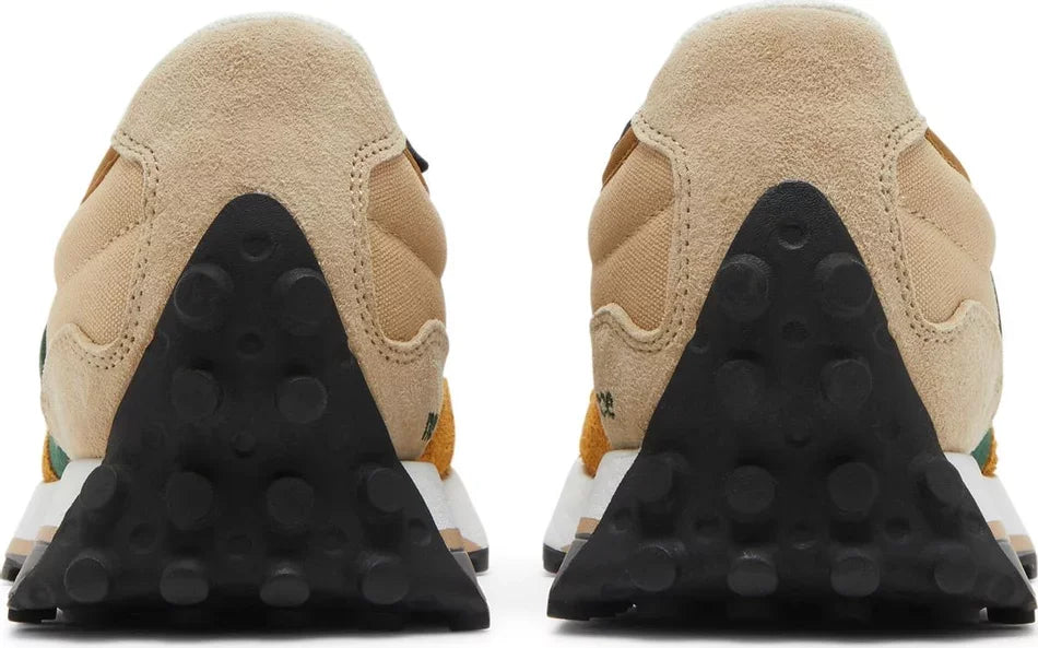 New Balance 327 Workwear Nightwatch Green heel counter