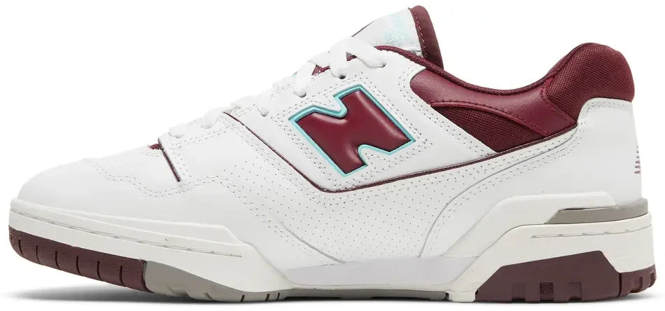 New Balance 550 Burgundy Cyan