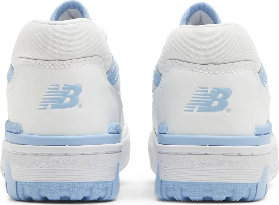 New Balance 550 UNC White Dusk Blue (W) heel counter