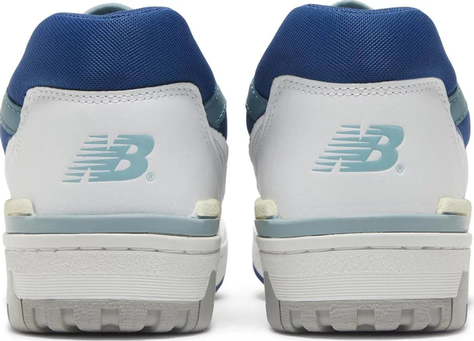 Heel counter New Balance 550 White Blue Groove