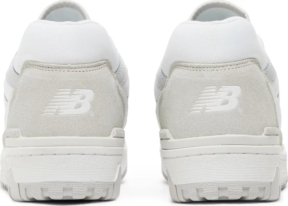 New Balance 550 White Summer Fog heel counter