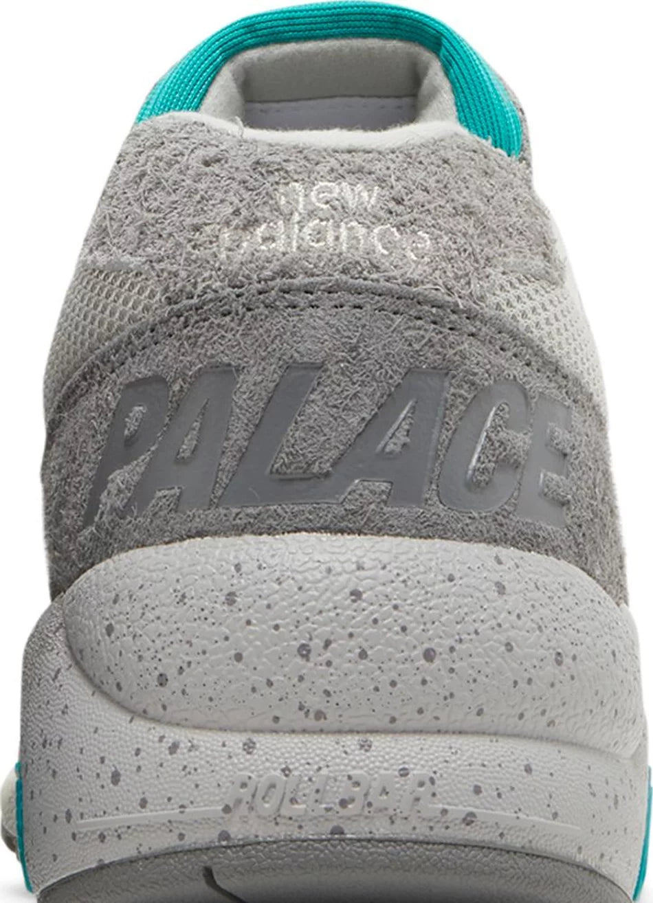 New Balance 580 Palace Lapis Blue close-up heel counter