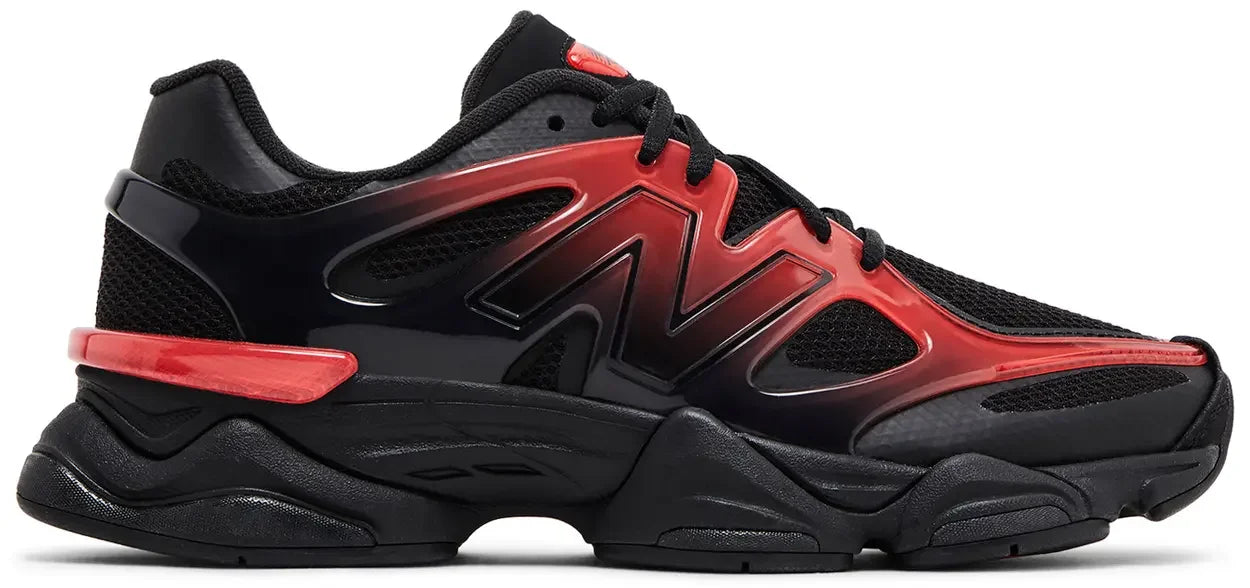 New Balance 9060 Black Red Gradient
