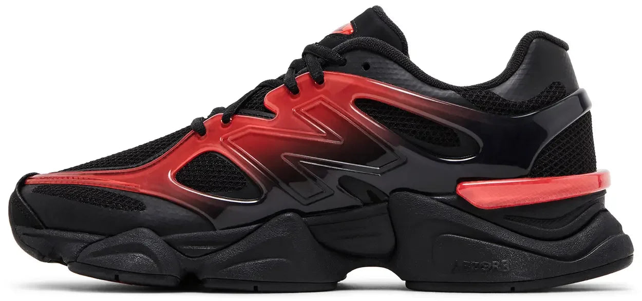 New Balance 9060 Black Red Gradient