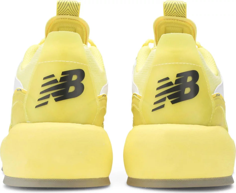 New Balance Vision Racer Jaden Smith Yellow heel counter