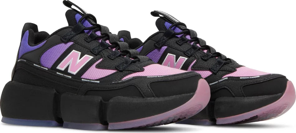 New Balance Vision Racer Sunset Black Mirage Violet pair