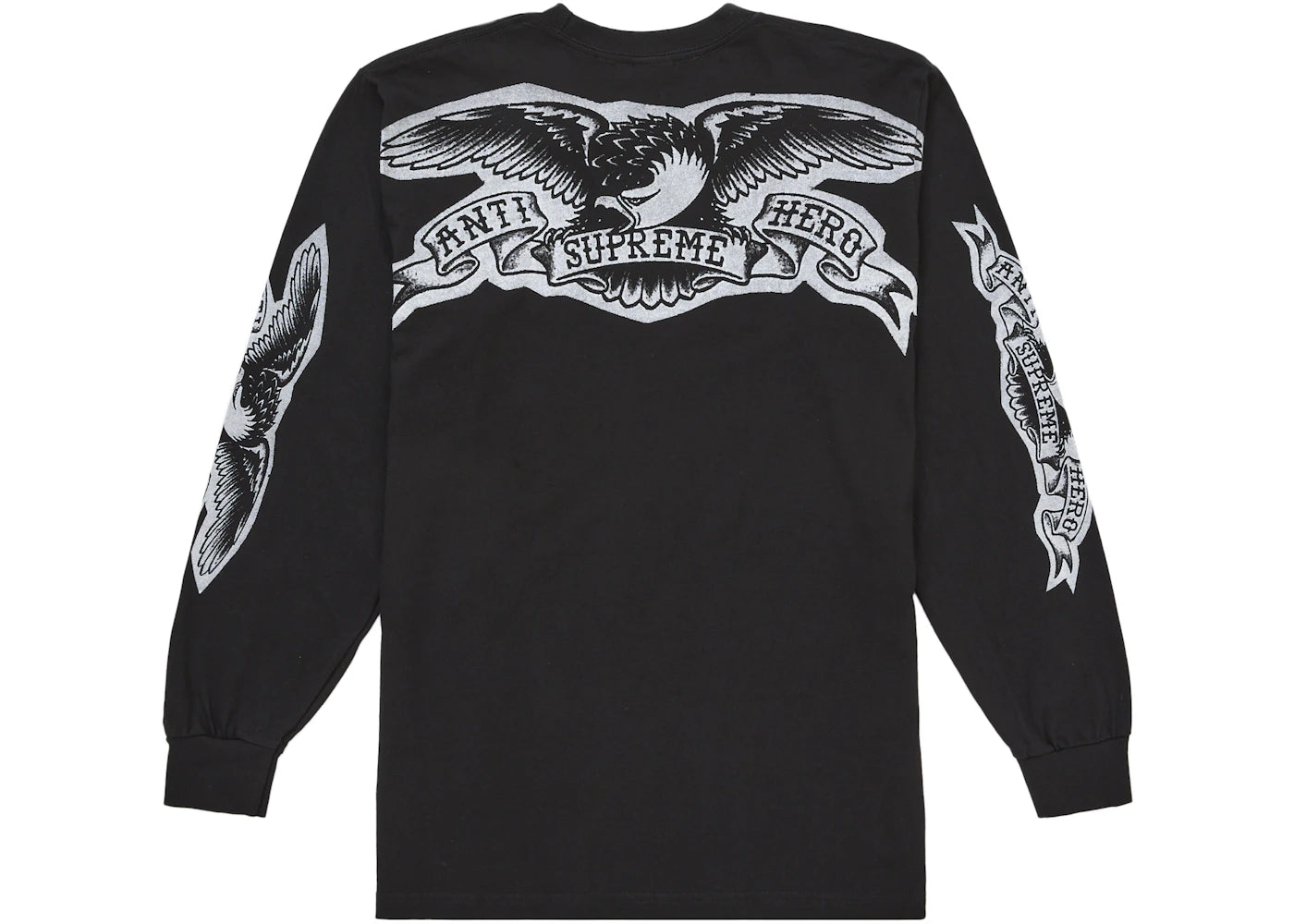 Supreme ANTIHERO Eagle L/S Tee Black -1