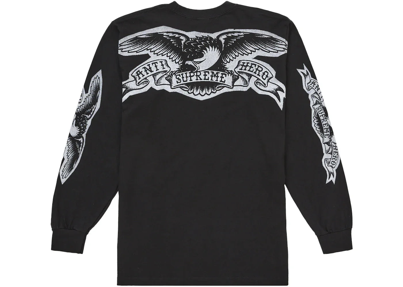 Supreme ANTIHERO Eagle L/S Tee Black -1