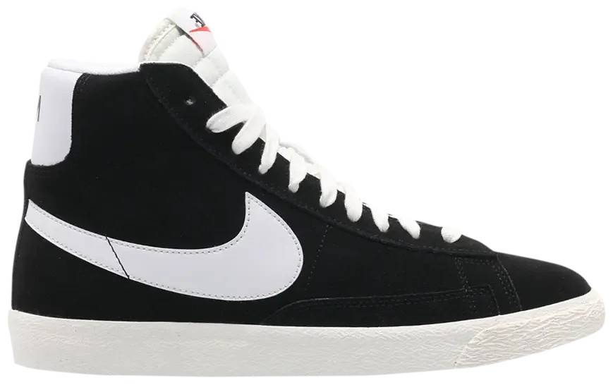 Nike Blazer Mid Suede Black White (GS)