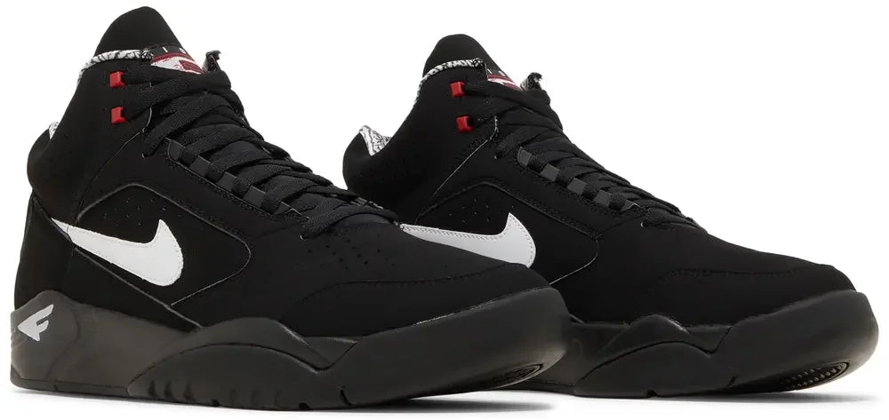 Nike Air Flight Lite II Mid Black White Varsity Red