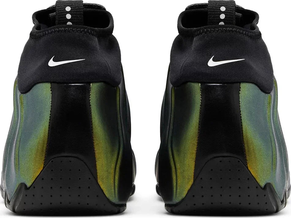 Nike Air Flightposite Metallic Gold (2024) heel counter