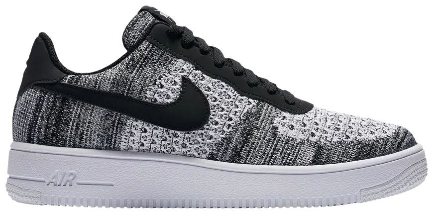 Nike Air Force 1 Flyknit 2 Black Pure Platinum