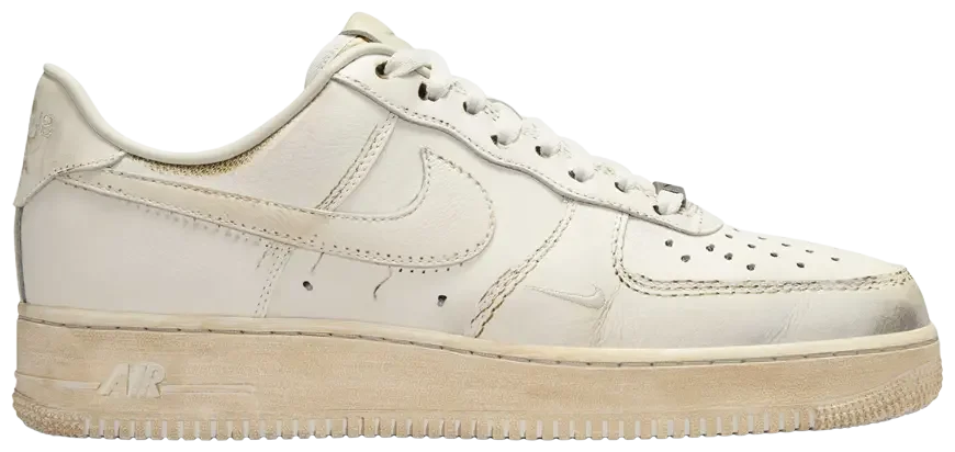 Nike Air Force 1 Low .SWOOSH Dirty Triple White
