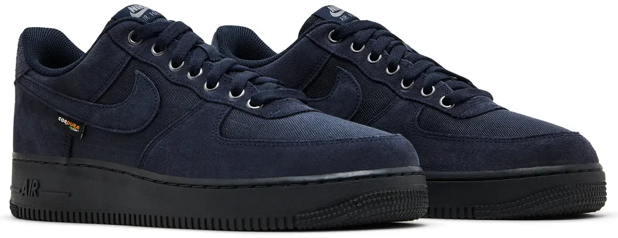 Nike Air Force 1 Low '07 Cordura Dark Obsidian Pair