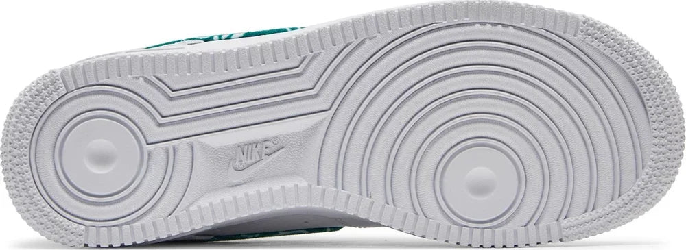 Nike Air Force 1 Low '07 Essential White Green Paisley Sole