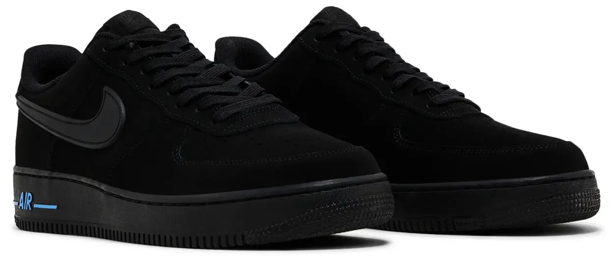 Nike Air Force 1 Low '07 SE Black University Blue Pair