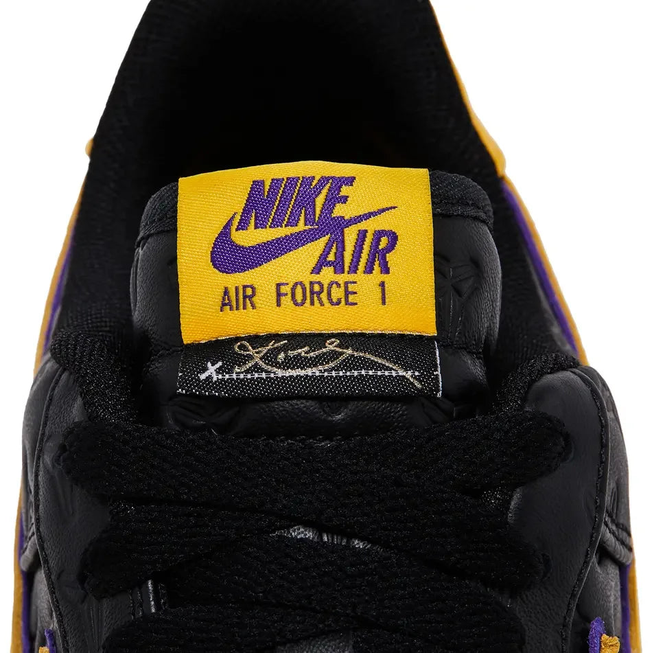 Nike Air Force 1 Low Kobe Bryant Lakers Away (Non-Numbered) tongue