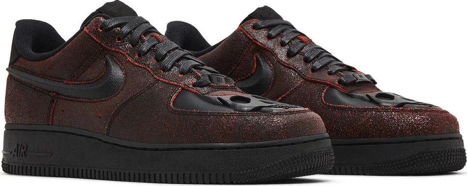 Nike Air Force 1 Low Retro QS Halloween Skull pair