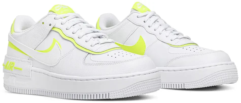 Nike Air Force 1 Low Shadow White Lemon (W) pair