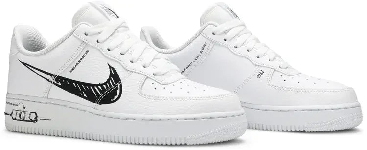 Nike Air Force 1 Low Sketch White Black-pair