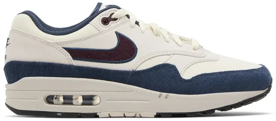 Nike Air Max 1 Coconut Milk Burgundy Crush Navy