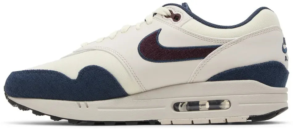 Nike Air Max 1 Coconut Milk Burgundy Crush Navy
