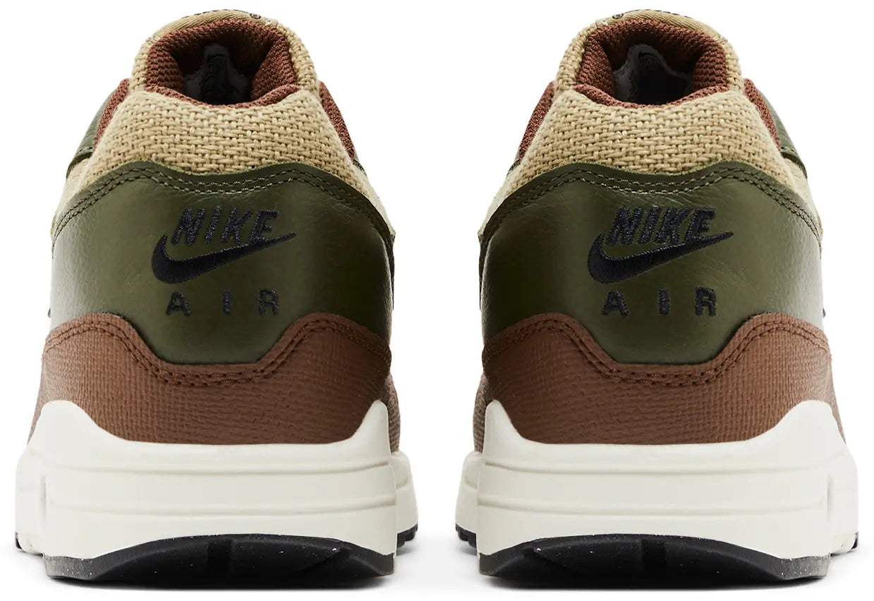 Nike Air Max 1 Essential PRM Neutral Olive Cacao Wow Back