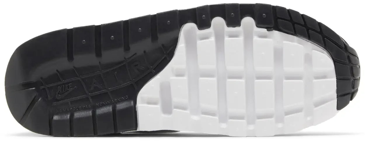 Nike Air Max 1 White Pure Platinum Court Purple Hyper Jade (GS) Sole