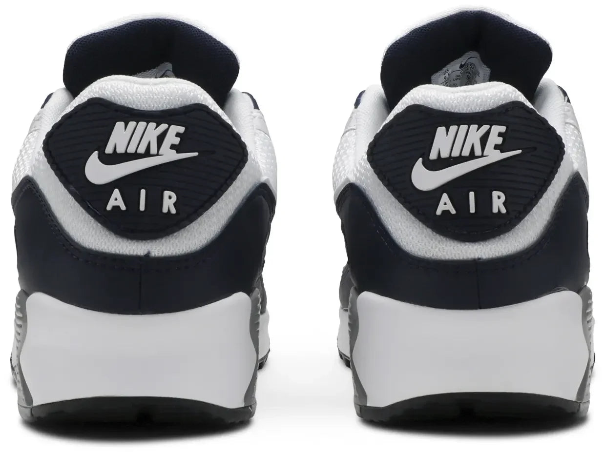Nike Air Max 90 White Grey Obsidian Back
