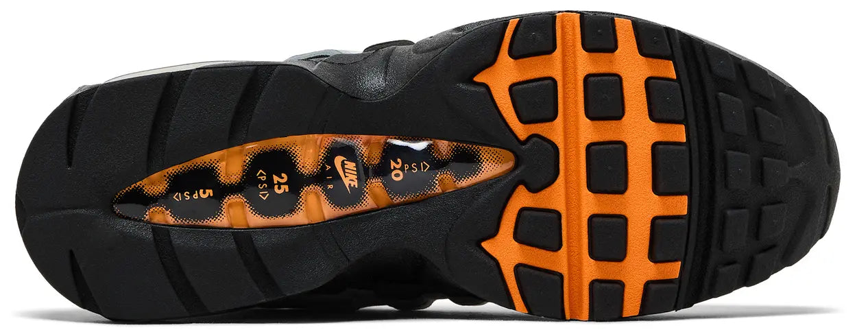 Nike Air Max 95 OG Big Bubble Bright Mandarin (2025) Sole