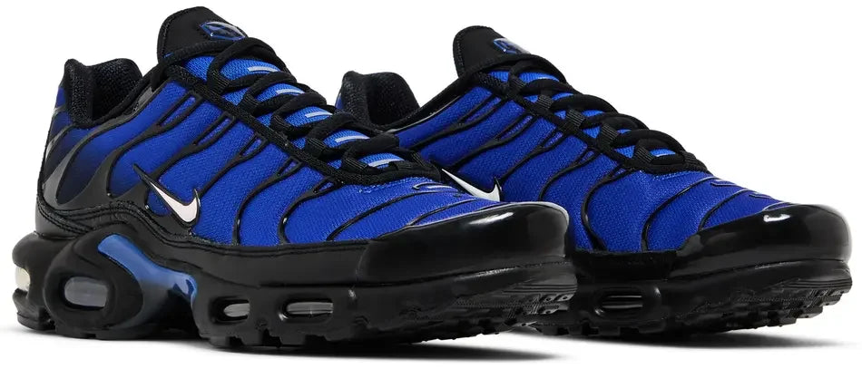 Nike Air Max Plus Premium Black Racer Blue pair
