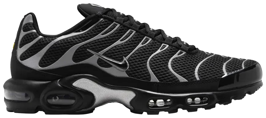 Nike Air Max Plus Premium Black Reflective Silver