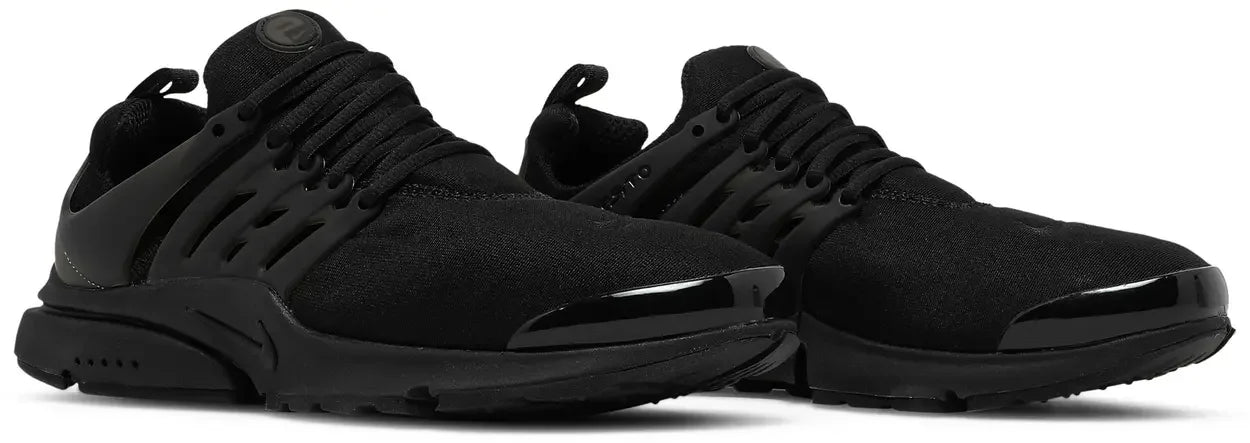 Nike Air Presto Triple Black Shiny Toe Pair