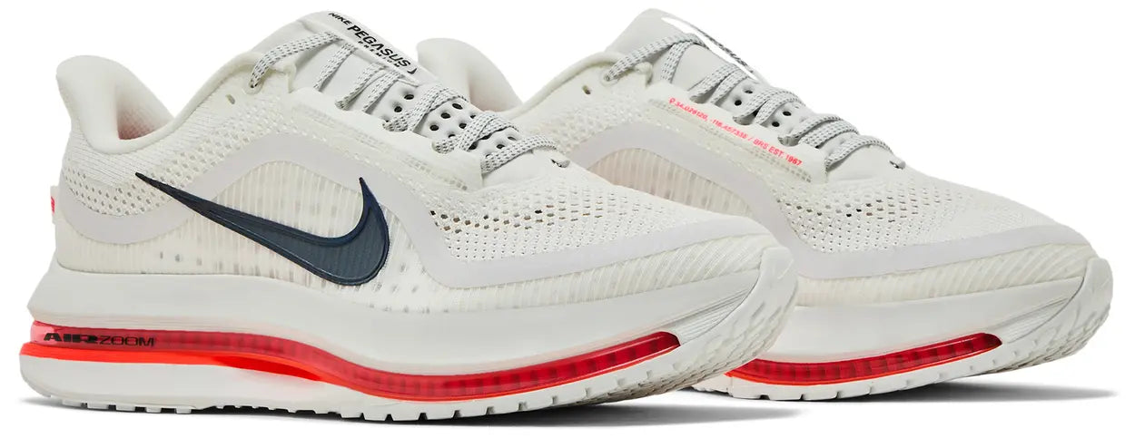 Nike Air Zoom Pegasus Premium Summit White Bright Crimson Pair