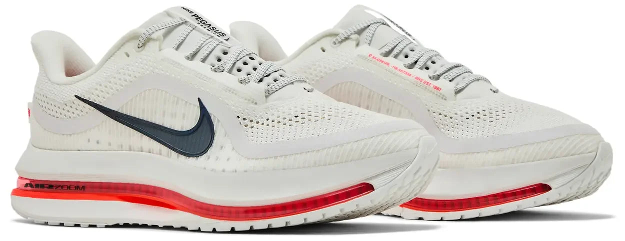 Nike Air Zoom Pegasus Premium Summit White Bright Crimson Pair