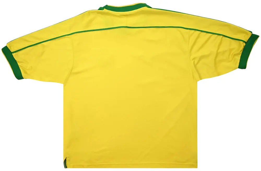 Nike Brazil 1998 Reissue Soccer Replica Jersey Varsity Maize/Pine Green