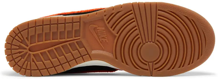 Nike Dunk High Retro Chenille Swoosh Safety Orange-sole