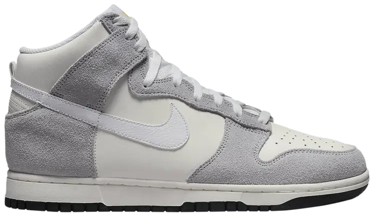 Nike Dunk High Retro Sail Pure Platinum Black White