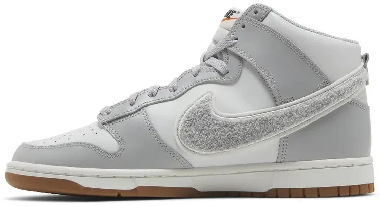 Nike Dunk High University Chenille Swoosh Light Smoke Grey-2