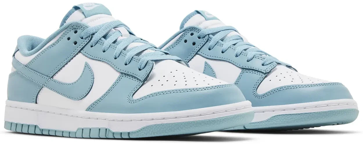 Nike Dunk Low Denim Turquoise Sole Pair