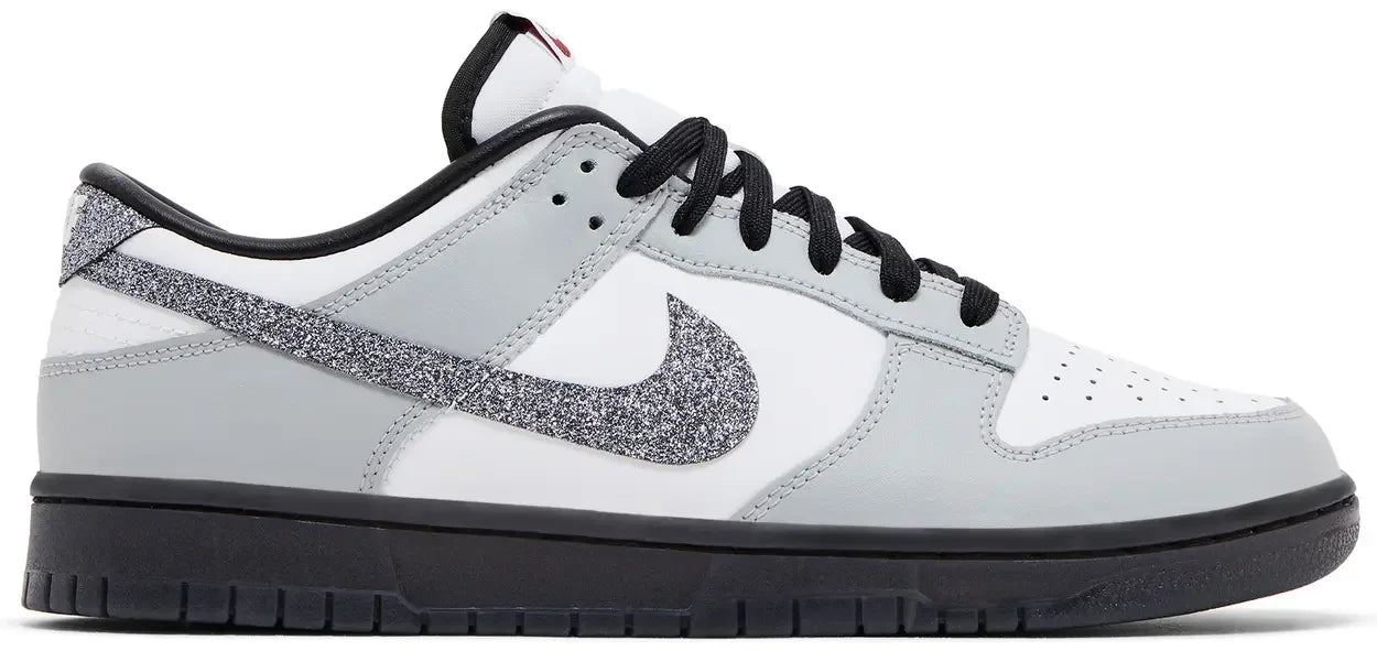 Nike Dunk Low LX Glitter Swoosh White Light Smoke Grey (W)