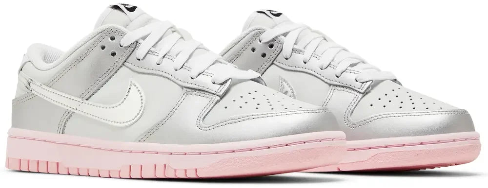 Nike Dunk Low LX Metallic Silver Pink Foam (W)
