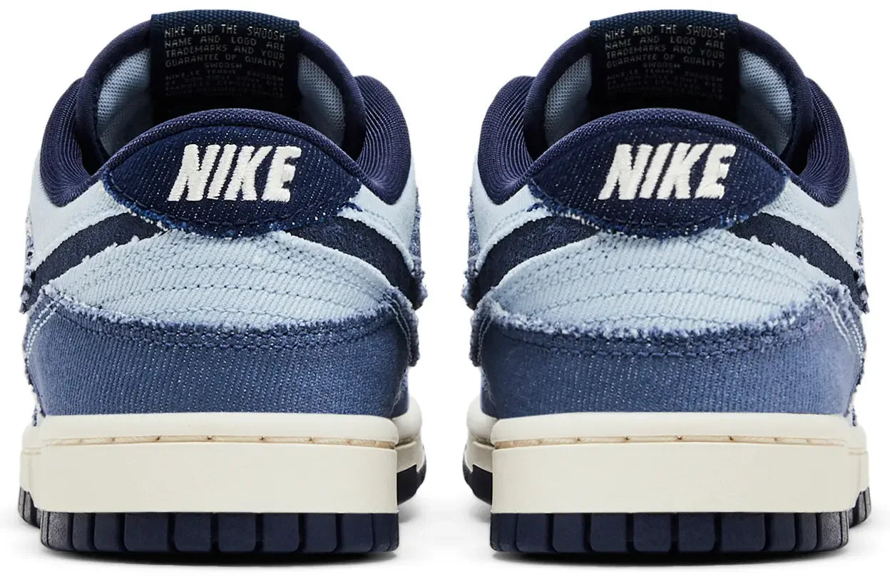 Nike Dunk Low Light Armory Blue Denim Back