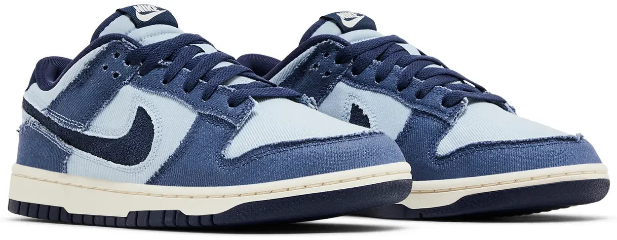 Nike Dunk Low Light Armory Blue Denim Pair