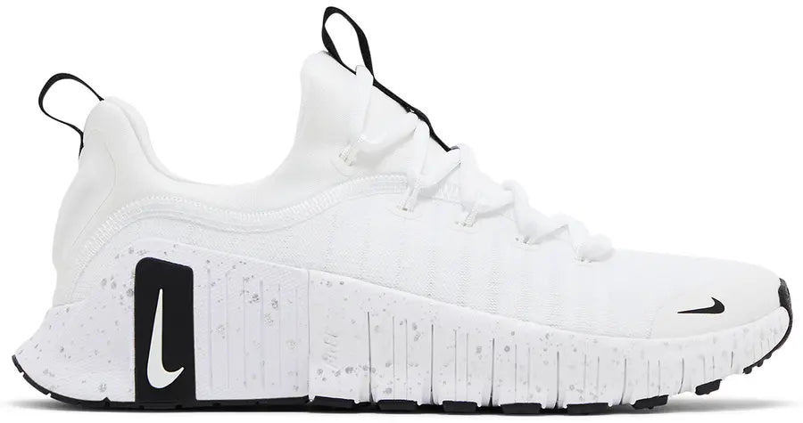 Nike Free Metcon 6 White Metallic Silver Light Smoke Grey Black (W)