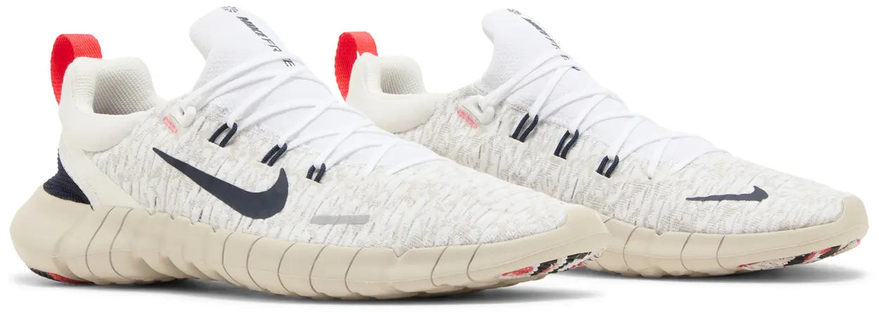 Nike Free RN 5.0 Next Nature White Obsidian Back Pair