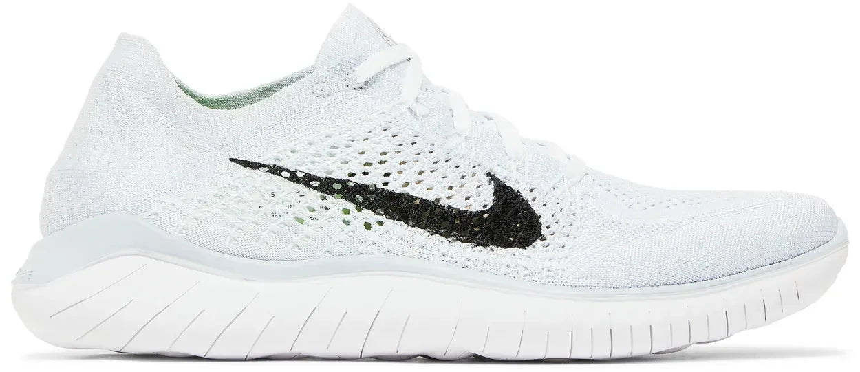 Nike Free RN Flyknit 2018 White Pure Platinum (W)