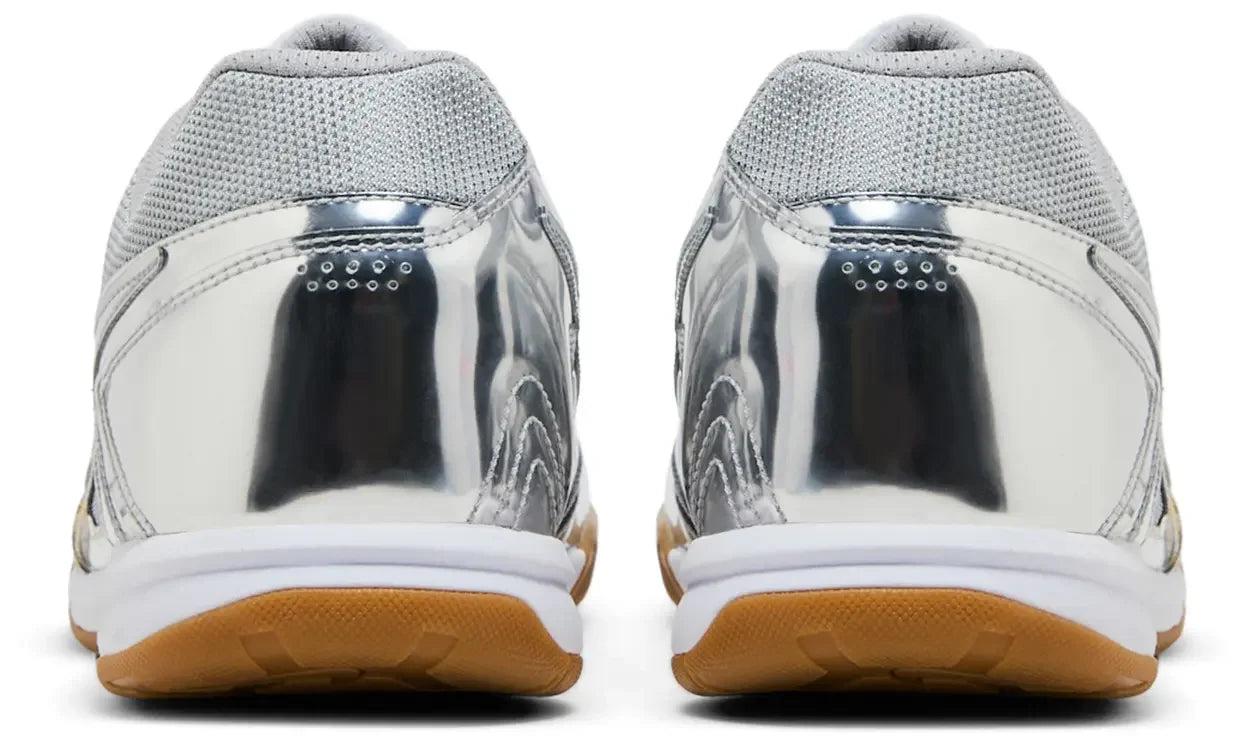 Nike Gato LV8 Metallic Silver White Gum Light Brown Back