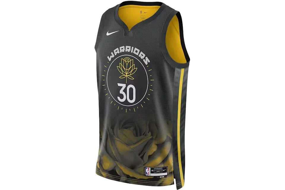 Nike Golden State Warriors 2022/23 Stephen Curry City Edition Swingman Jersey Black