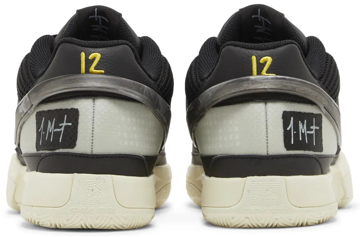 Nike Ja 1 Black Smoke Grey Back